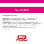 Bio Pet Active GlucoChond Hip & Joint Support Chewable Tablets Suitable for Cats & Dogs 30 Tablets
