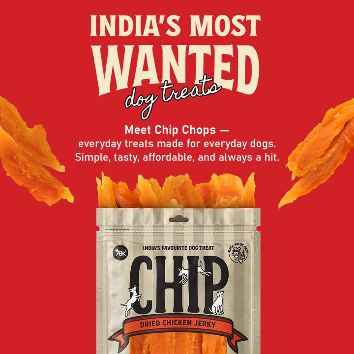 Chip Chops Sun Dried Chicken Jerky Treats 70gm
