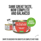Schesir Complete Nutrition Tuna with Shrimp Tuna in Jelly Wet Cat Food For Adult Cats 85g