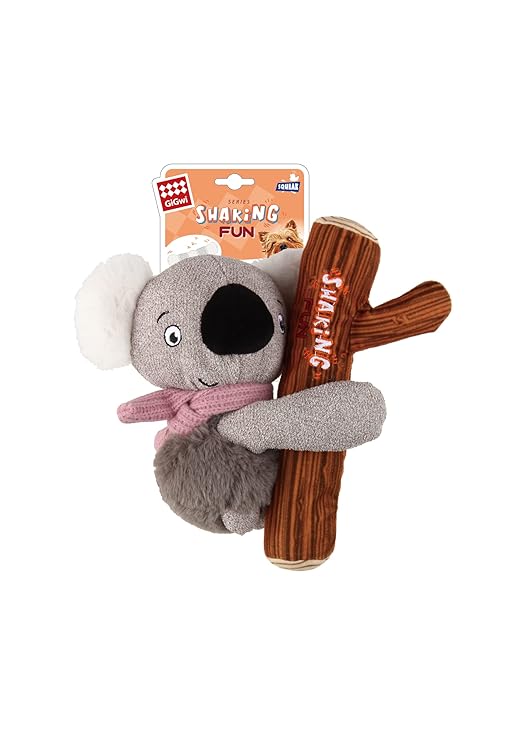 Gigwi Shaking Fun Squeaky Koala Medium 20x20x8cm