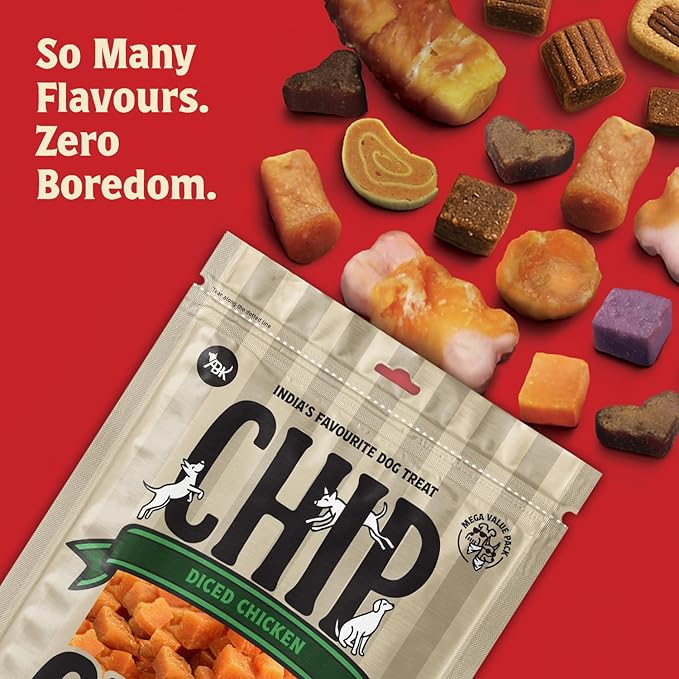 Chip Chops Diced Chicken Treats 70gm