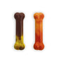 Nylabone Power Chew Flavour Frenzy Bone Twin Pack  Bacon Cheeseburger Flavor & Apple Pie Up to 11kg 11.43cm x 2.54cm x 4.44cm