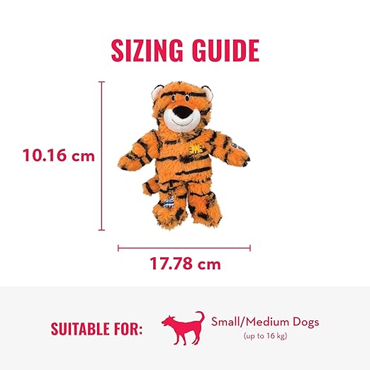 Kong Wild Knots Tiger Dog Toy Small/Medium