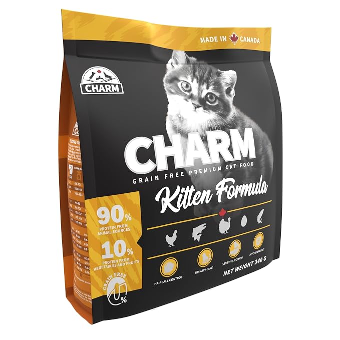 Charm Kitten Formula Grain-Free Premium Dry Cat Food 340g