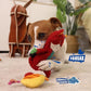 Gigwi Plush Friendz Monkey with Banana Squeaker Dog Toy Medium