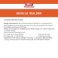 Bio Pet Active Muscle Builder Bulky Powder Protein For Dog Supplementary Food Helps in Muscle Building 120g