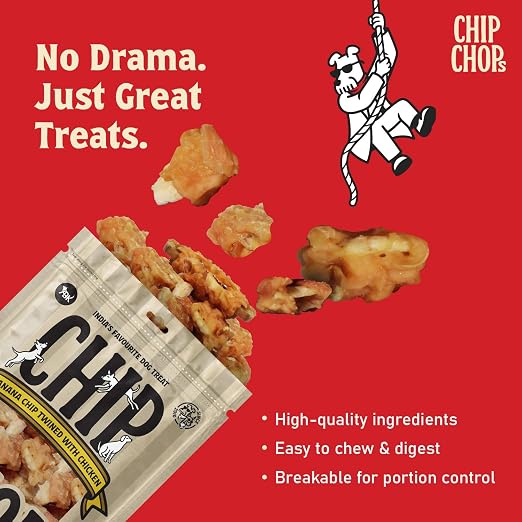 Chip Chops Banana Chip Twinned with Chicken Treats 70gm