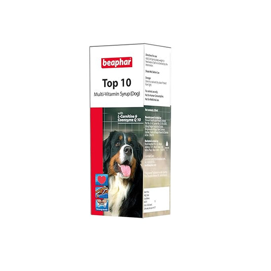 Beaphar Top 10 Multi-Vitamin Syrup For Dogs 200ml