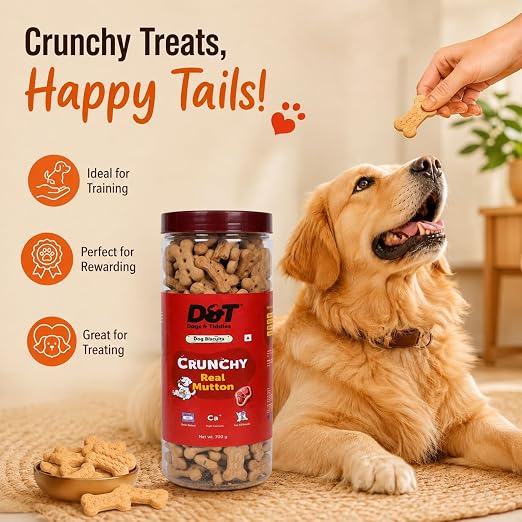 Dogs & Tiddles Real Mutton Dog Biscuits 700g