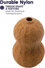 Petstages Peanut Stuffer Dog Toy Medium Brown 11x8cm