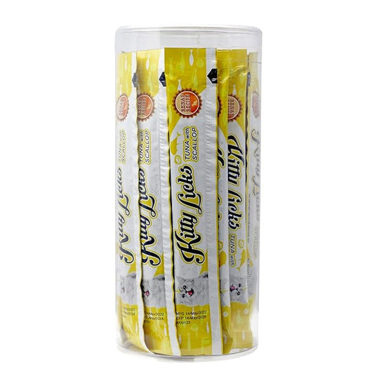 Rena's Kitty Licks Tuna With Scallop Flavour Jar 15gm x 30 tubes