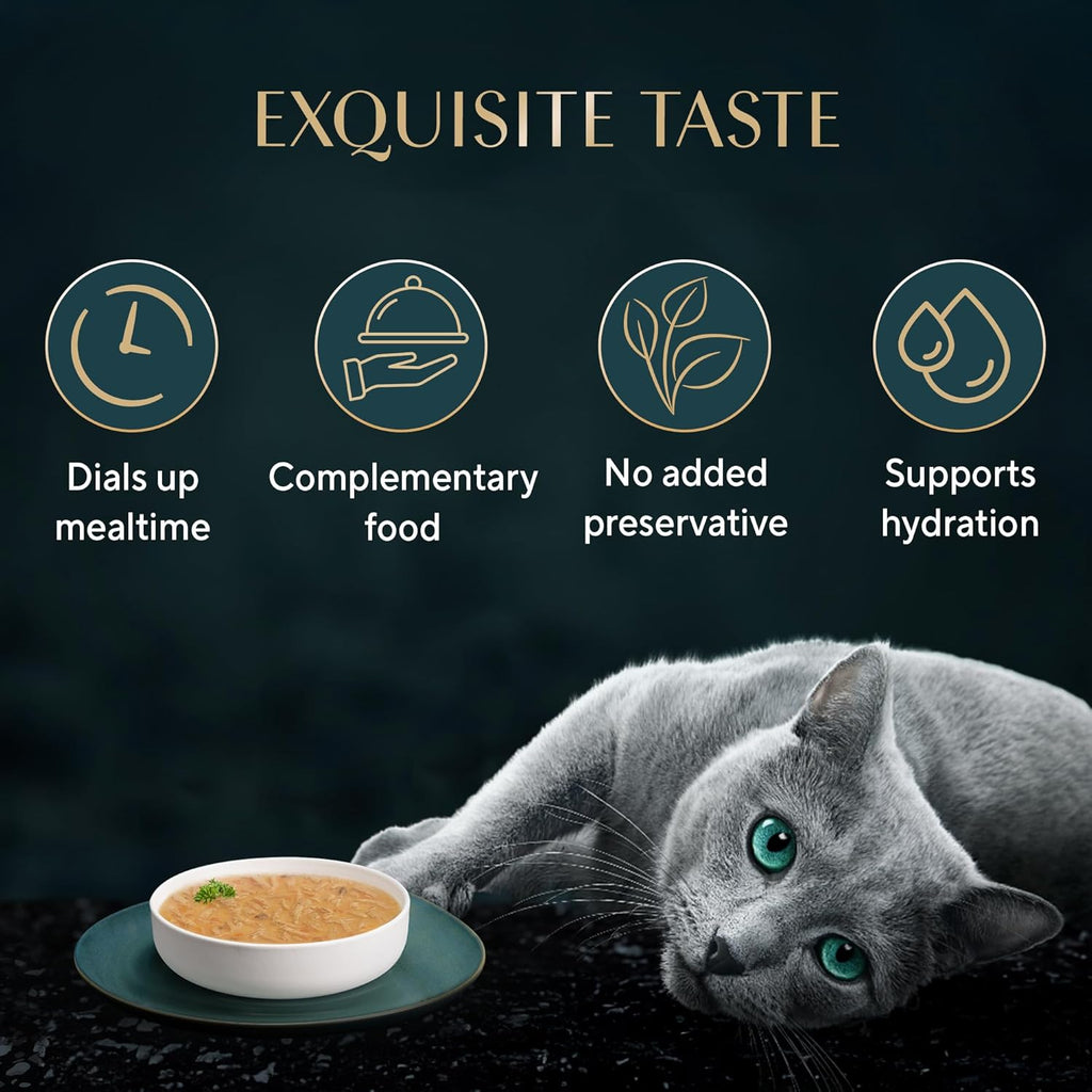 Sheba Soup With Tuna Wet Food For Cat 40gm x 4pcs
