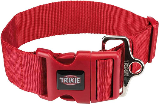 Trixie Extra Wide Premium Collar Red M-L 40-60cm/50mm