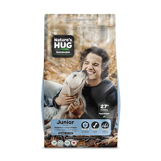 Nature's Hug Junior Growth Medium & Large Breed Dry Dog Food 9.07kg