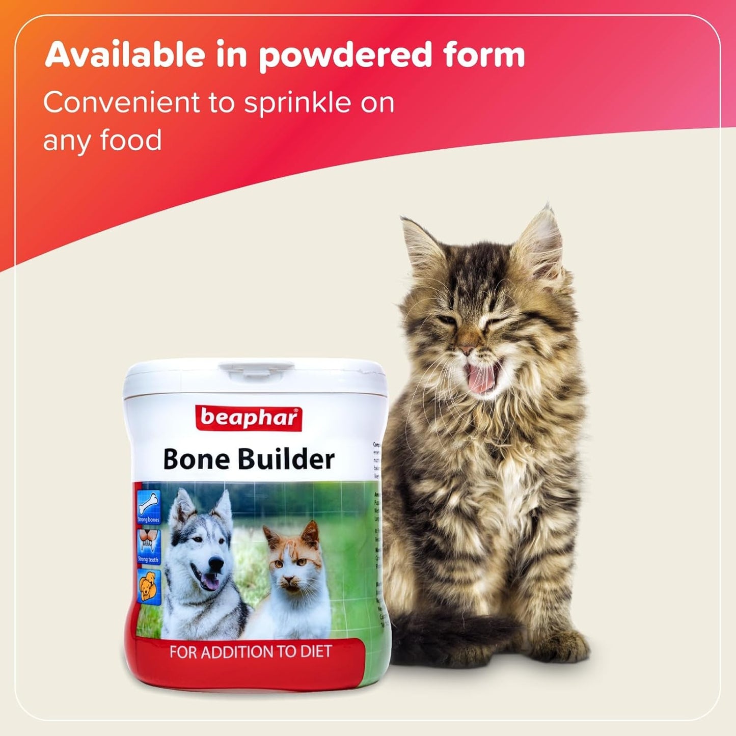 Beaphar Bone Builder For Dogs & Cats 400g