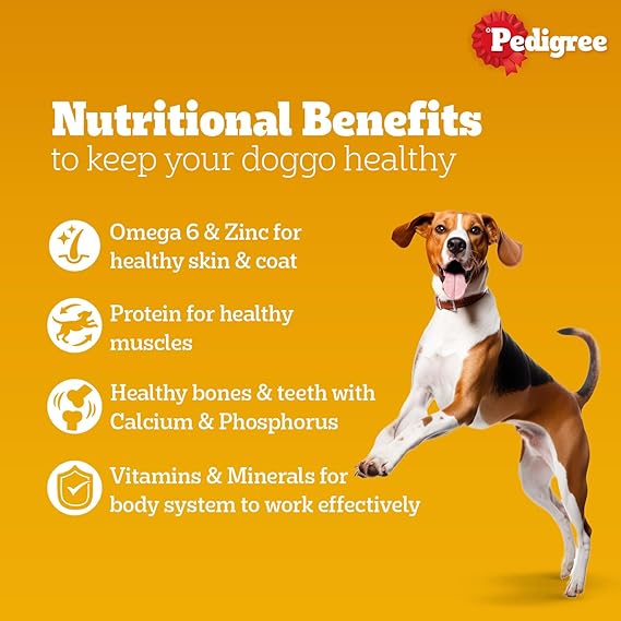 Pedigree Adult Wet Dog Food Chicken & Liver Chunks in Gravy 70gx7=490g