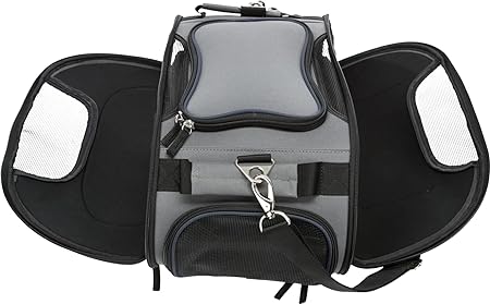 Trixie Wings Airline Carrier For Pets 28x23x46cm Grey/Blue