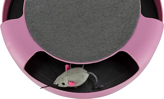 Trixie Catch The Mouse Plastic/Plush 25x6cm