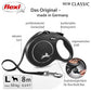Flexi New Classic Retractable Dog Leash Black 8m Large