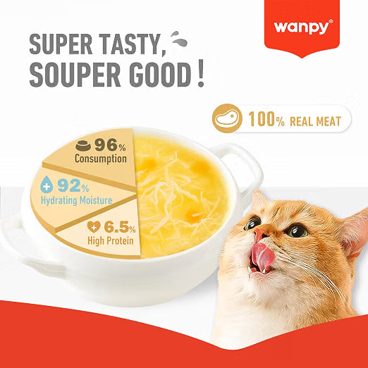 Wanpy Tuna Meat Broth for All Cats 50g