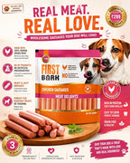 First Bark Chicken Sausage Meat Delight Dog Treat 450g