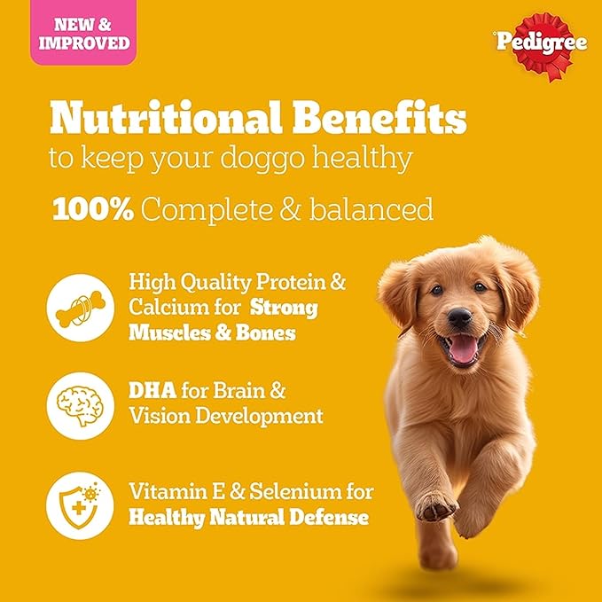 Pedigree Puppy Dry Dog Food Chicken & Milk