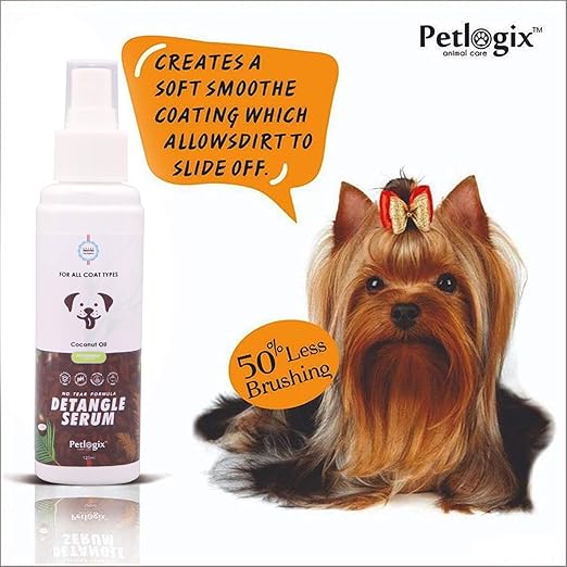 Petlogix Vegan & Cruelty Free Detangle Spray For All Coat Types Dogs 100ml