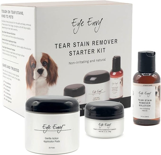 Eye Envy Tear Stain Remover Starter Kit For Dogs