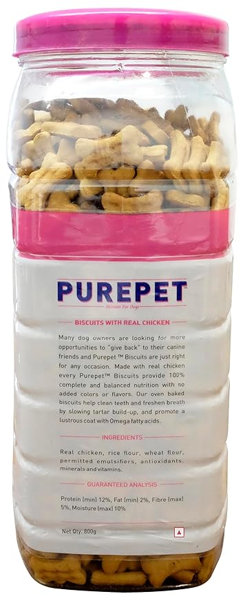 Purepet Dog Biscuit Treats Mutton Flavour- All Life Stages