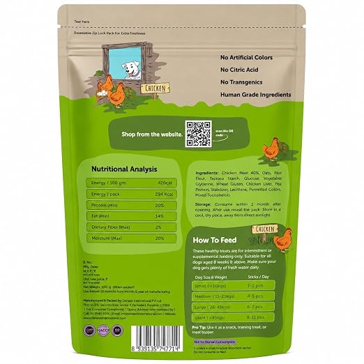 Dogs & Tiddles Soft and Chewy Chicken Liver Dog Treats 100g