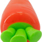 Petstages Crunch Veggies Carrot Orange Dog Toy Large