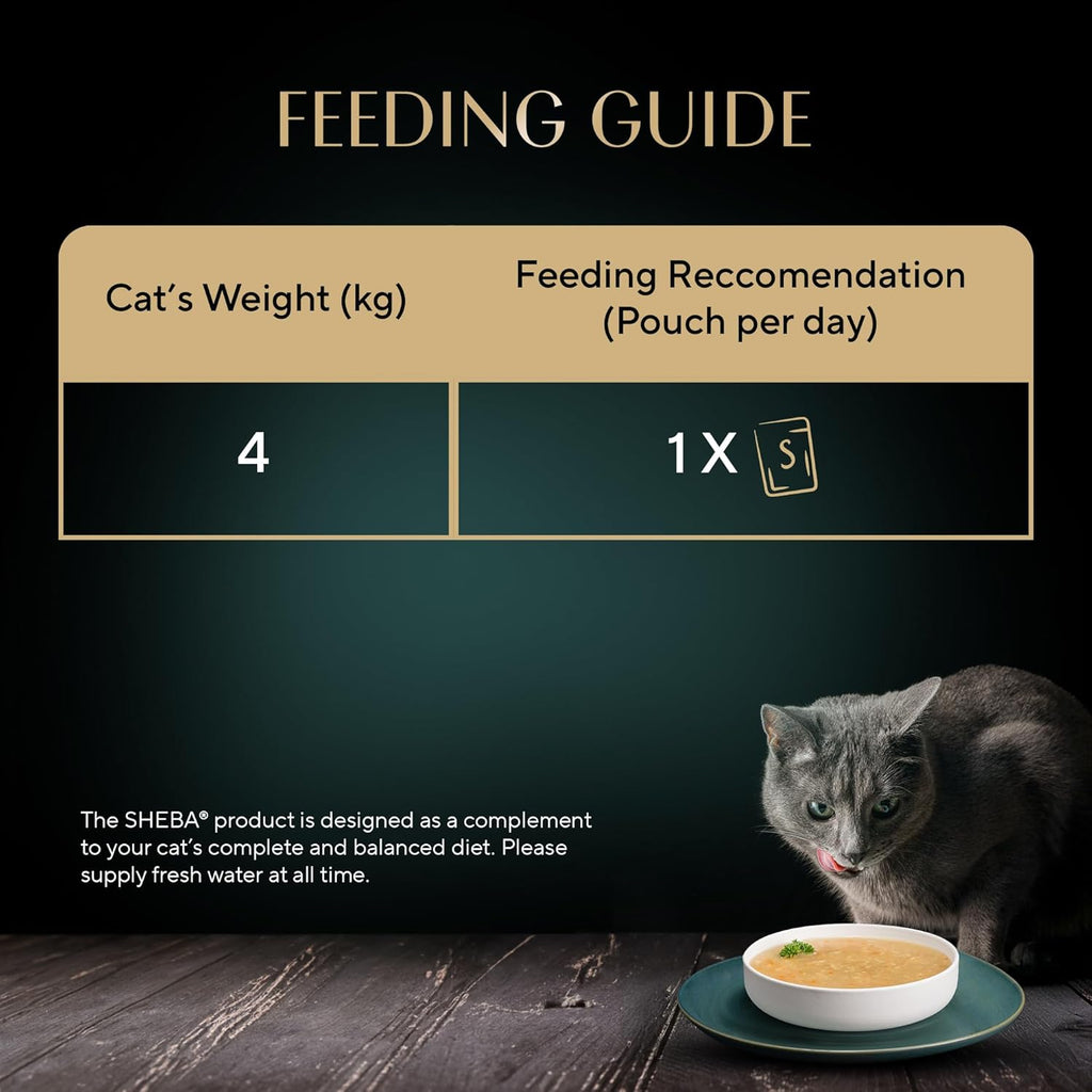 Sheba Soup With Chicken Wet Food For Cat 40gm x 4pcs