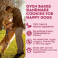 Freshwoof Mini Hearts Handmade Cookies Peanut Butter & Beetroot for Dogs 100% Natural Dog Treats Vegetarian Biscuits for Dogs 160g