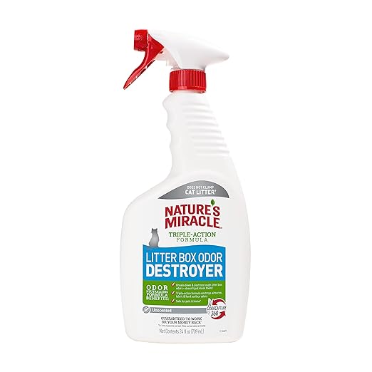 Nature's Miracle Cat Litter Box Odor Destroyer 709ml