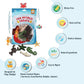 Sea World Dog Treats Tasty And Fun Dog Treat With Calcium-Rich Gluten-Free Nutrients Suitable For All Breeds Of Dogs 80g