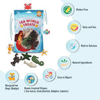 Sea World Dog Treats Tasty And Fun Dog Treat With Calcium-Rich Gluten-Free Nutrients Suitable For All Breeds Of Dogs 80g