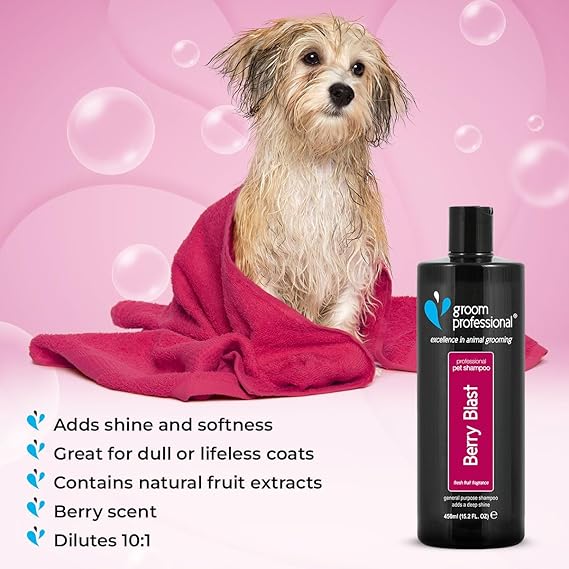 Groom Professional Berry Blast Dog Shampoo 450ml