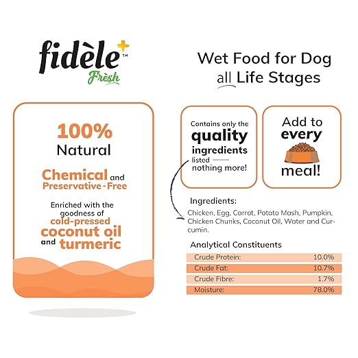 Fidele Fresh Mini Breed Chicken & Egg with Vegetables in Broth 70gm