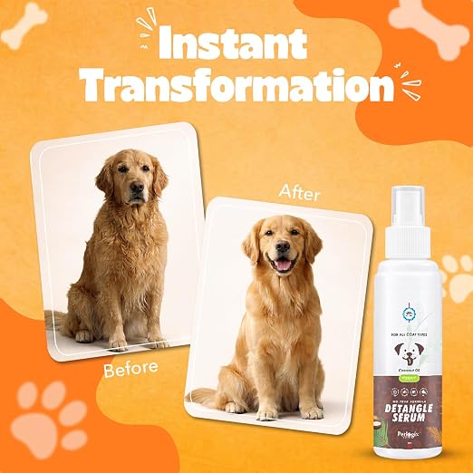 Petlogix Vegan & Cruelty Free Detangle Spray For All Coat Types Dogs 100ml