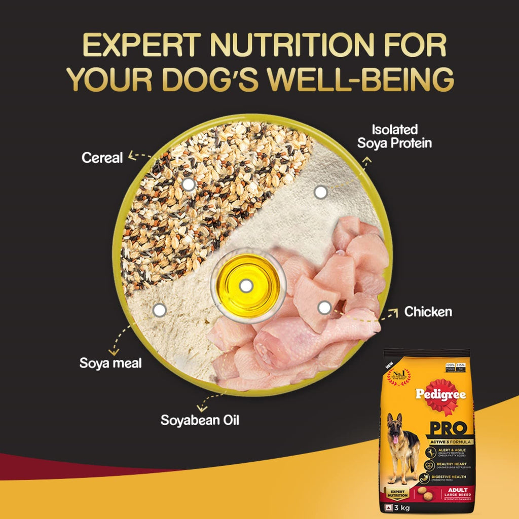 Pedigree Pro Adult Large Breed (18 months onwards) Dry Dog Food
