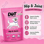 Dogs & Tiddles Hip and Joint Dog Treats for All Breeds Dog 70g