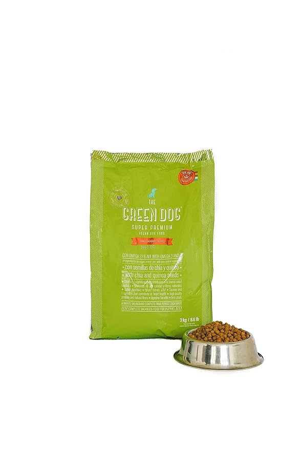 The Green Dog Vegan & Cruelty-free Puppy Dry Dog Food 3kg