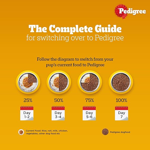 Pedigree Adult Wet Dog Food Chicken & Liver Chunks in Gravy 70gx7=490g
