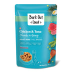 Bark Out Loud Tuna & Chicken Chunks in Gravy Adult Dogs All Breeds 85g