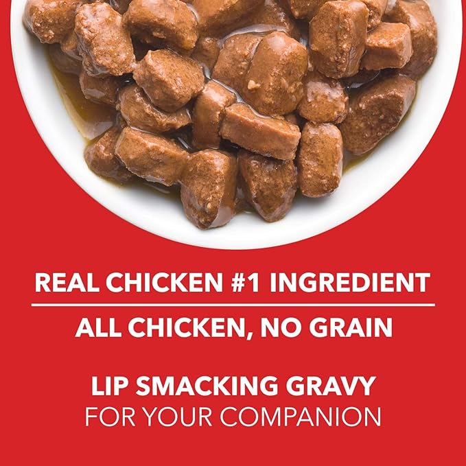 Drools Adult Wet Dog Food Real Chicken and Chicken Liver Chunks in Gravy pack of 15 (150gx15 = 2250g)