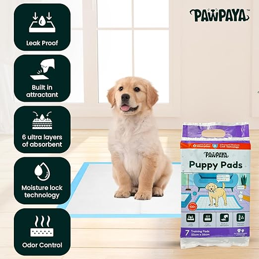 Pawpaya Training Pads Leak-Proof Ultra Absorbent for Dogs and Puppies