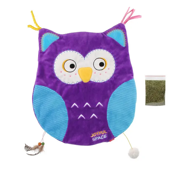 Gigwi Joyful Space Owl Catnip Toy 27 x 3 x 19cm