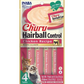 Inaba Churu Creamy  Hairball Control Chicken Recipe Grain Free Treat For Cats 14g x 4 Tubes