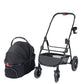 M-pets Conquest Detachable Pet Stroller 171x57.5x101cm for upto 25kg Dogs & Cats