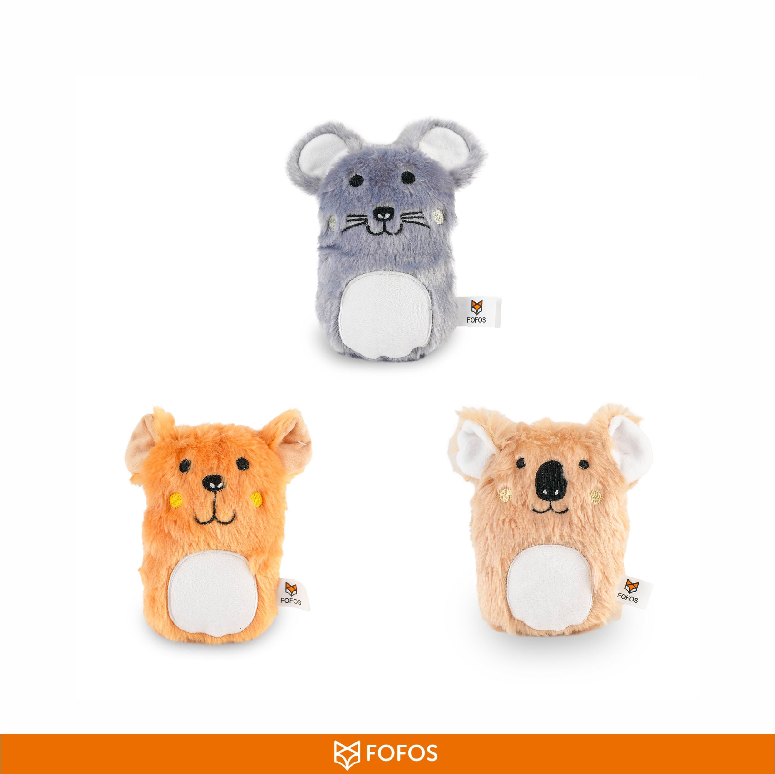 FOFOS Puppy Plush Toys (Mix) 18 x 14 x 5 cm